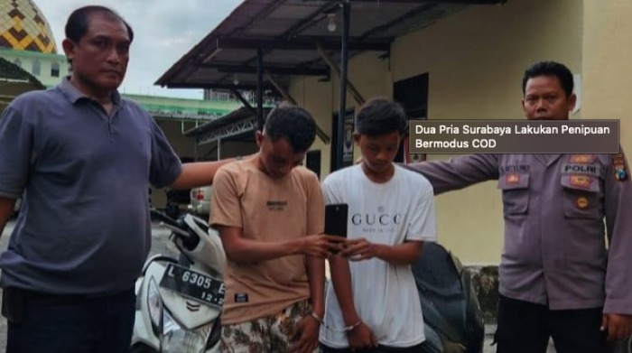 Modus COD, Dua Warga Sampang Dibekuk Polisi Usai Gondol Motor dan HP di Surabaya Modus COD, Dua Warga Sampang Dibekuk Polisi Usai Gondol Motor dan HP di Surabaya