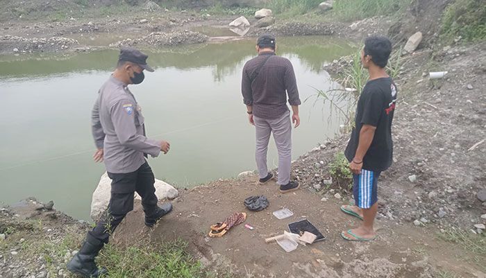 Nahas! Pemancing Tewas Tenggelam di Bekas Galian Tambang Pasir Desa Kedawung Blitar