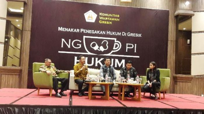 Ngopi Hukum Bersama KWG: Penegak Hukum di Gresik Pastikan Tak Tebang Pilih