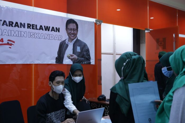 Ratusan Warga Sidoarjo Antre Daftar Relawan Gus Muhaimin Presiden 2024