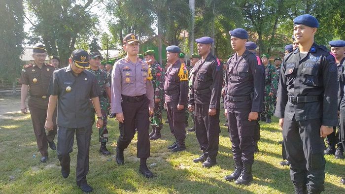 Polres Pamekasan Gelar Apel Pasukan Jelang Pemilu 2019