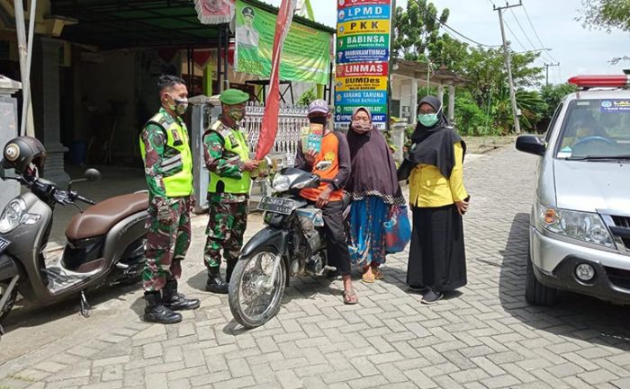 Koramil 0812/19 Laren Sosialisasi Vaksinasi Covid-19 Secara Door To Door