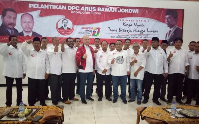 Resmi Dilantik, Relawan Arus Bawah Jokowi Tuban Segera Bentuk Kepengurusan Hingga Tingkat Desa