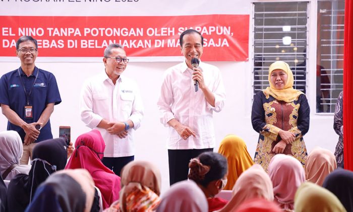 Dampingi Jokowi Salurkan BLT El Nino di Banyuwangi, Gubernur Khofifah: Terima Kasih Pak Presiden