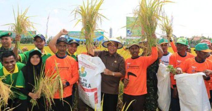 Tingkatkan Produktivitas, Bupati Lamongan Tawarkan Demplot dan Varietas Bibit Unggul ke Petani