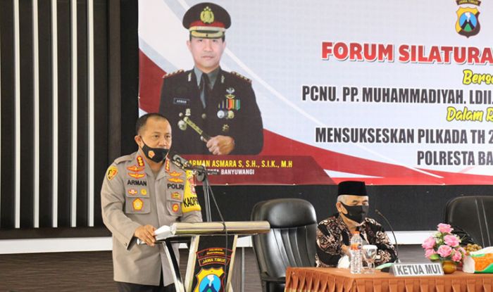 Polresta Banyuwangi Gelar Forum Silaturahmi Kamtibmas Bersama Ormas Keagamaan Polresta Banyuwangi Gelar Forum Silaturahmi Kamtibmas Bersama Ormas Keagamaan