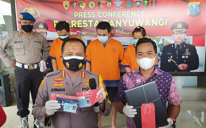 Nekat Palsukan Billing Hotel Bintang 4 di Banyuwangi, Pasutri Asal Jember Diciduk Polisi Nekat Palsukan Billing Hotel Bintang 4 di Banyuwangi, Pasutri Asal Jember Diciduk Polisi