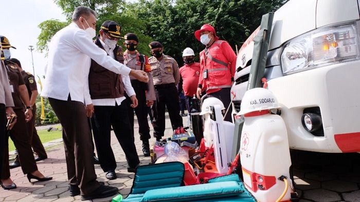 Pj Bupati Sidoarjo Minta Pos Siaga Bencana di Kecamatan Diaktifkan Lagi Pj Bupati Sidoarjo Minta Pos Siaga Bencana di Kecamatan Diaktifkan Lagi