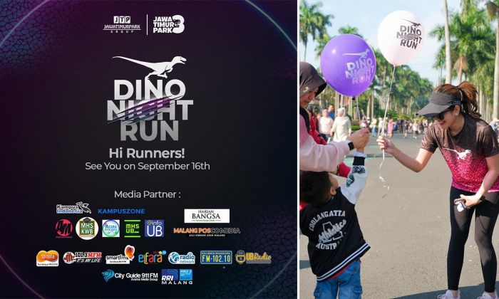 Geliatkan Wisata Pasca Pandemi, JTP 3 Gelar Dino Night Run Geliatkan Wisata Pasca Pandemi, JTP 3 Gelar Dino Night Run