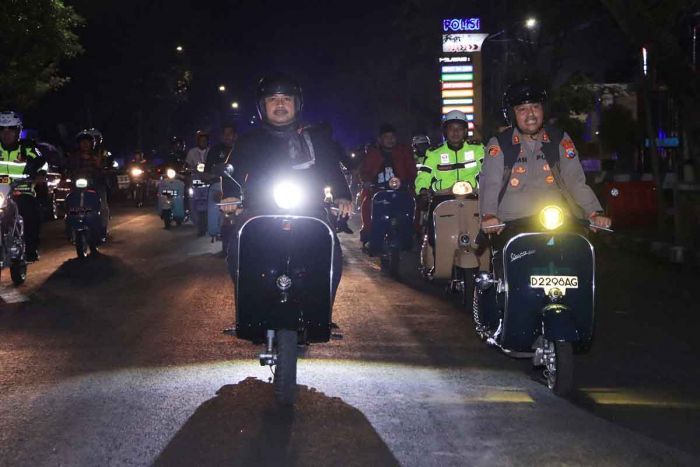 ​Kapolres Ngawi Bersama Forkopimda Gelar Patroli Sahur