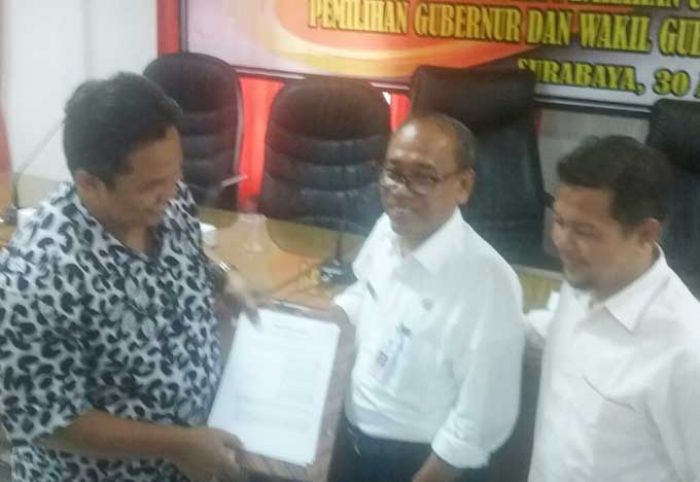 KPU dan Pemprov Jatim Akhirnya Tandatangani NPHD Pilgub Jatim 2018