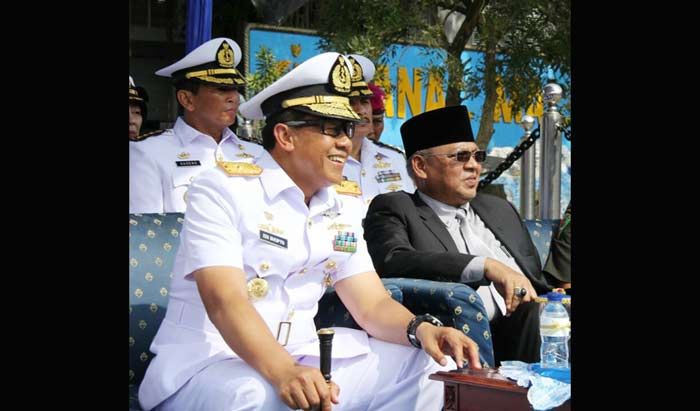 Bupati Rendra Kresna Hadiri Sertijab Danlanal Malang