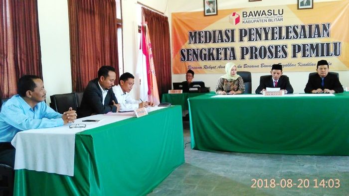 ​Mediasi Bacaleg dan KPU Deadlock , Bawaslu Blitar Siapkan Sidang Ajudikasi