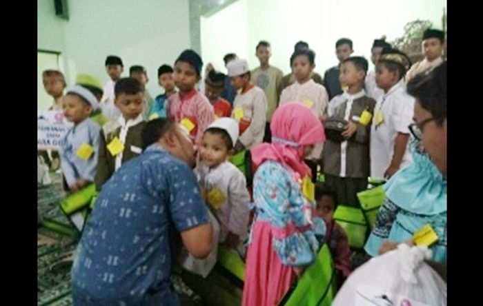 PT PP Tol Pandaan-Malang Berikan Santunan ke Puluhan Anak Yatim