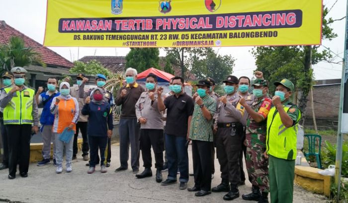 Desa ini Deklarasi Kawasan Tertib Physical Distancing, Terapkan SOP Ketat Bagi Warganya