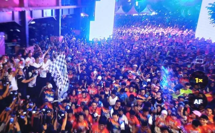 Lepas Peserta Soma Nite Run, Pj Gubernur Jatim Apresiasi Prestasi Kota Mojokerto