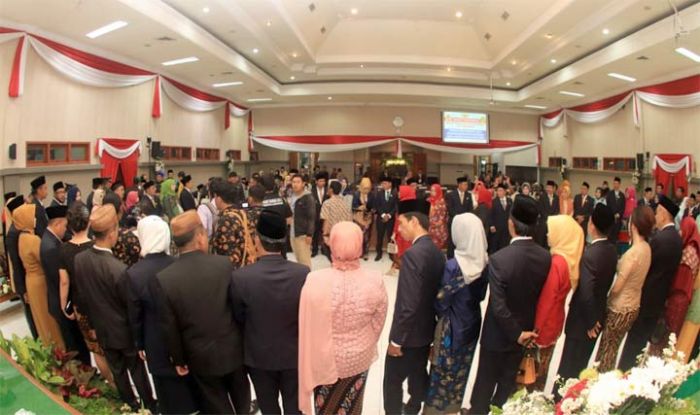 Wawali Teno Hadiri Pelantikan Anggota DPRD Kota Pasuruan Periode 2019-2024