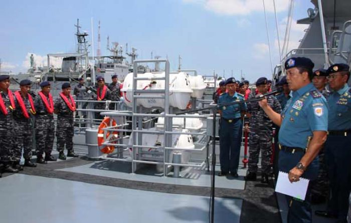 Tiga Kapal Perang Buatan dalam Negeri Perkuat Jajaran Koarmatim