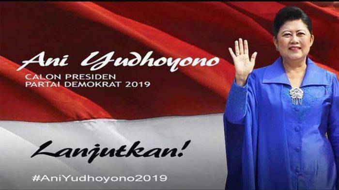Beredar Gambar Ani Yudhoyono jadi Capres RI, Demokrat Akui Persiapkan untuk 2019 Beredar Gambar Ani Yudhoyono jadi Capres RI, Demokrat Akui Persiapkan untuk 2019