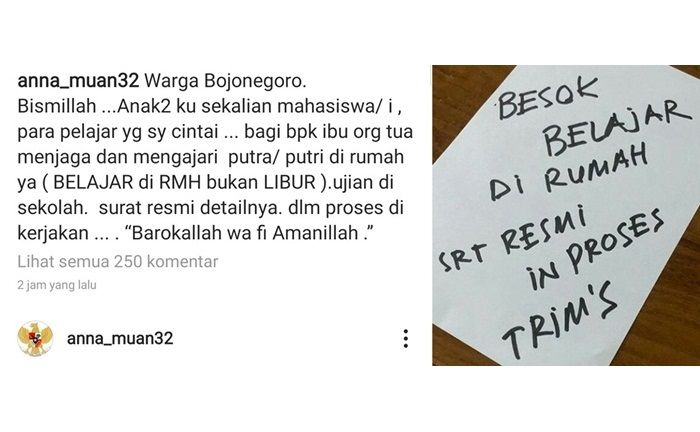 Cegah Penyebaran Virus Korona di Bojonegoro, Bupati Anna Lakukan Ini Cegah Penyebaran Virus Korona di Bojonegoro, Bupati Anna Lakukan Ini
