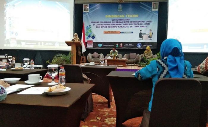 Dalam Rangka Wujudkan Transparansi Informasi, Diskominfo Jatim Gelar Bimtek Uji Konsekuensi Dalam Rangka Wujudkan Transparansi Informasi, Diskominfo Jatim Gelar Bimtek Uji Konsekuensi