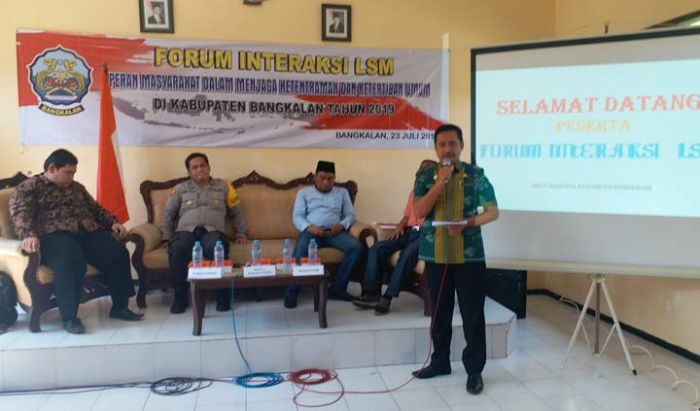 Bakesbangpol Bangkalan Ajak Ormas Turut Jaga Ketenteraman dan Ketertiban Umum