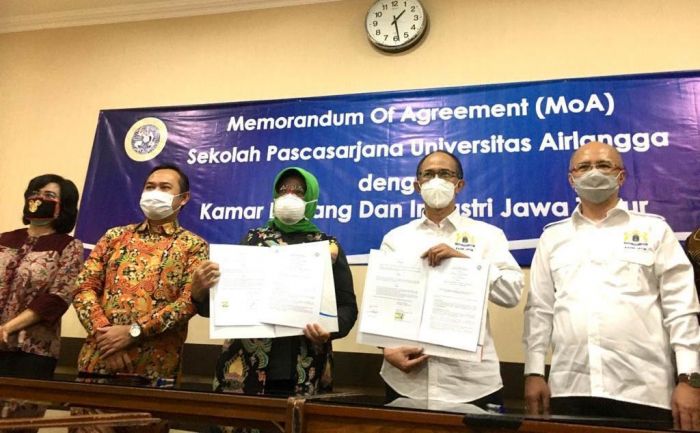 Kembangkan SDM Pengusaha, Kadin Jatim Jalin Kerja Sama dengan Pascasarjana Unair