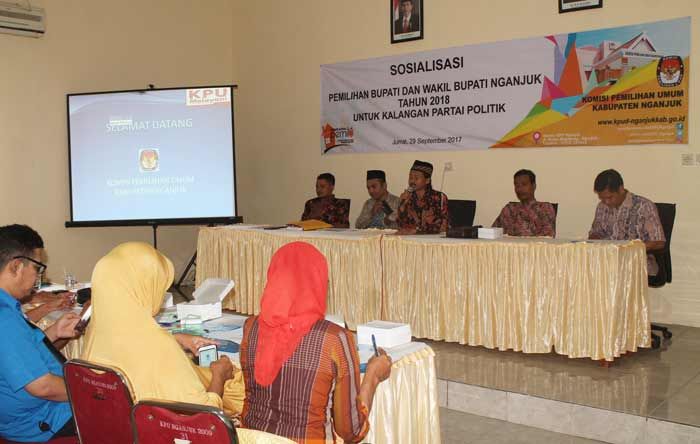 Undang Parpol, KPU Nganjuk Gelar Sosialisasi Pilkada Undang Parpol, KPU Nganjuk Gelar Sosialisasi Pilkada