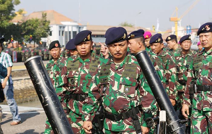 Kasal Pimpin Apel Gelar Pasukan Armada Jaya XXXVII di Koarmada II