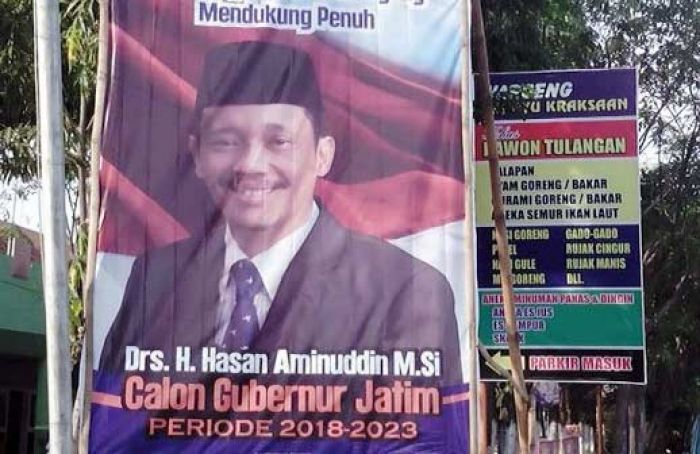 Jelang Pilgub Jatim 2018, Hasan Aminuddin Gencarkan Baliho, Kang Yoto Bikin Kaos