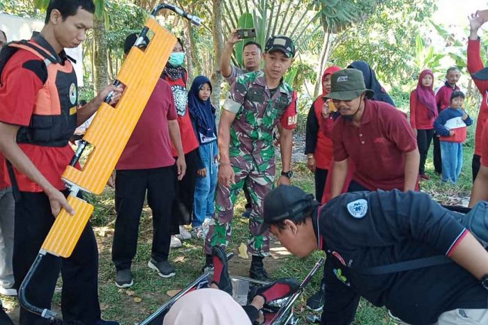 TNI dan BPBD Ngawi Gelar Pelatihan Penanggulangan Bencana Alam