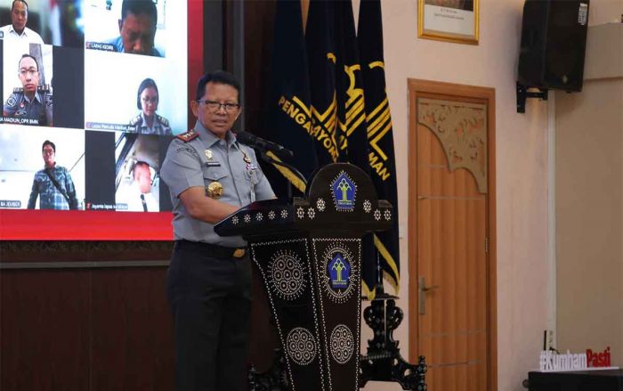 Kanwil Kemenkumham Jatim Gelar Rekonsiliasi Data Semester I Kanwil Kemenkumham Jatim Gelar Rekonsiliasi Data Semester I