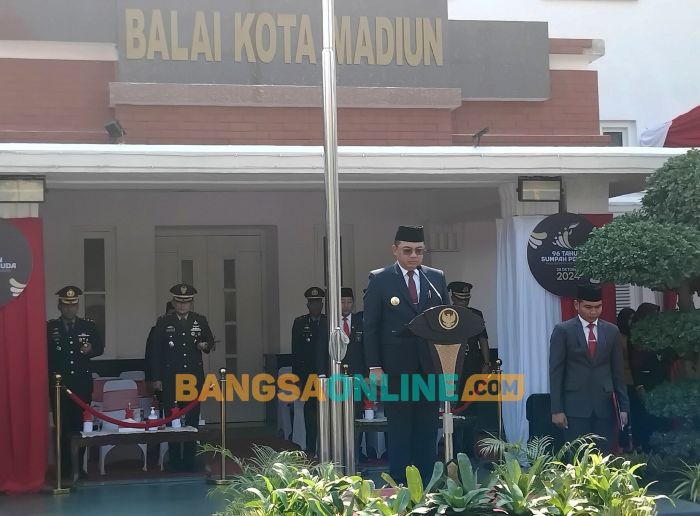 Pimpin Upacara Hari Sumpah Pemuda, Pj Wali Kota Madiun: Pemuda Harus Mandiri dan Bijak Bermedsos Pimpin Upacara Hari Sumpah Pemuda, Pj Wali Kota Madiun: Pemuda Harus Mandiri dan Bijak Bermedsos