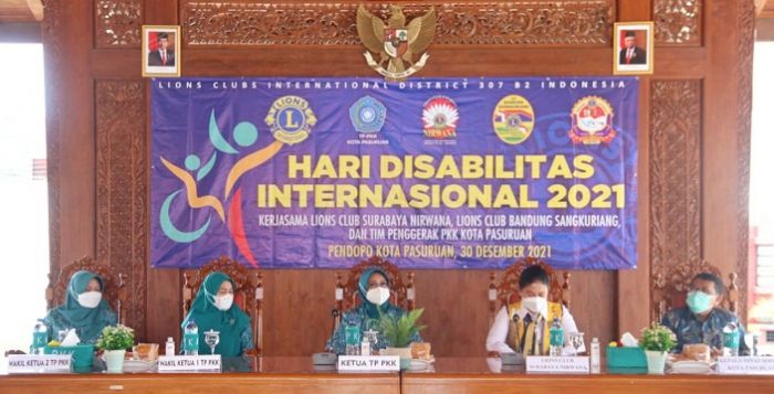 TP PKK Kota Pasuruan Dukung Kesejahteraan Disabilitas TP PKK Kota Pasuruan Dukung Kesejahteraan Disabilitas