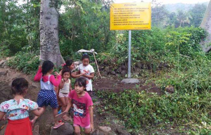 Lokasi Semburan Lumpur Bojonegoro Dipasang Papan Peringatan Bahaya Lokasi Semburan Lumpur Bojonegoro Dipasang Papan Peringatan Bahaya
