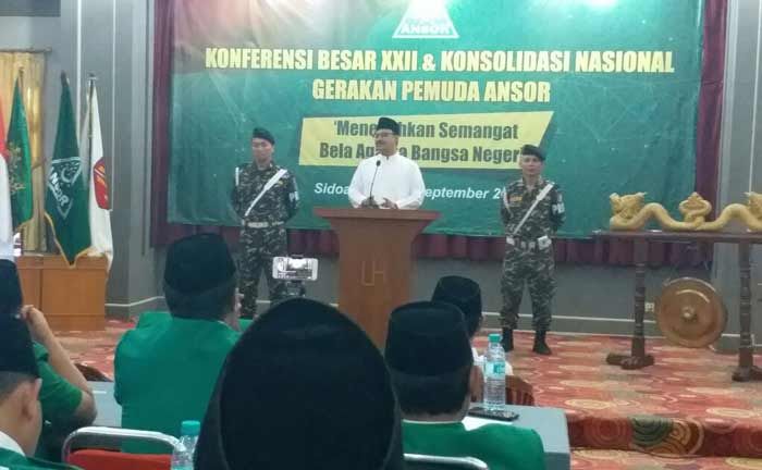 Buka Konferensi Besar, Gus Ipul Minta GP Ansor Jadi Pemersatu Bangsa