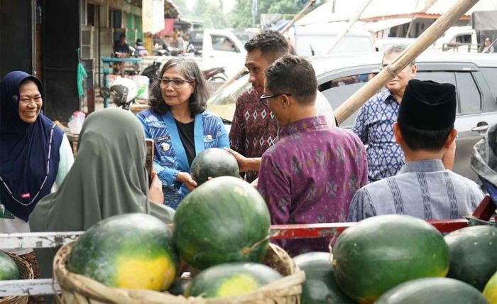 Pesan Pj Wali Kota Kediri saat Resmikan Pengembangan Pembangunan Pasar Grosir Ngronggo