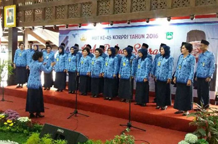 Lomba Paduan Suara Korpri Pemkab Malang, PDAM Juara Lomba Paduan Suara Korpri Pemkab Malang, PDAM Juara