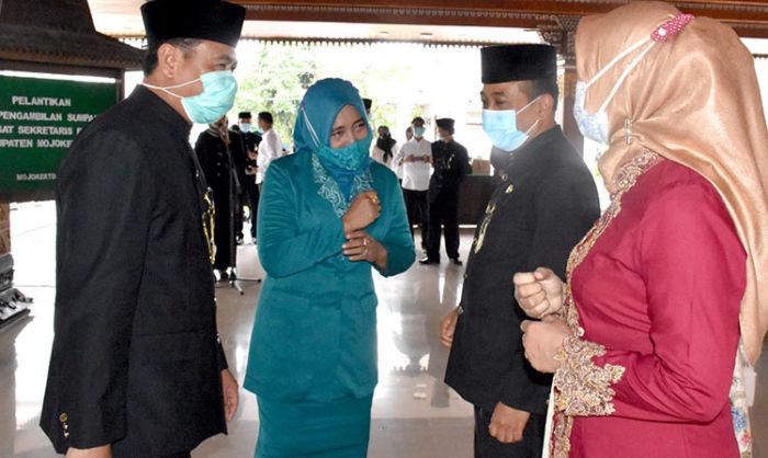 Lantik Penjabat Sekdakab Mojokerto, Bupati Pungkasiadi: Jabatan Adalah Amanah Lantik Penjabat Sekdakab Mojokerto, Bupati Pungkasiadi: Jabatan Adalah Amanah