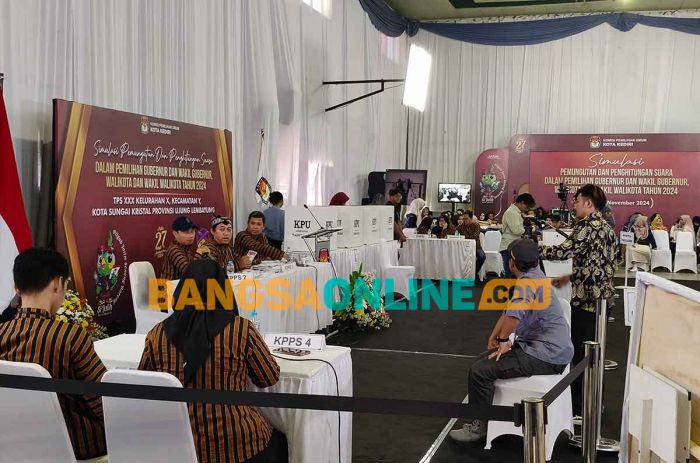 KPU Kota Kediri Gelar Simulasi Pemungutan dan Penghitungan Suara Jelang Pilkada 2024 KPU Kota Kediri Gelar Simulasi Pemungutan dan Penghitungan Suara Jelang Pilkada 2024