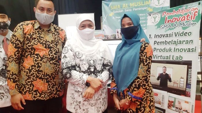 Gubernur Khofifah Apresiasi Inovasi Teknologi Pembelajaran SMA Al Muslim Sidoarjo