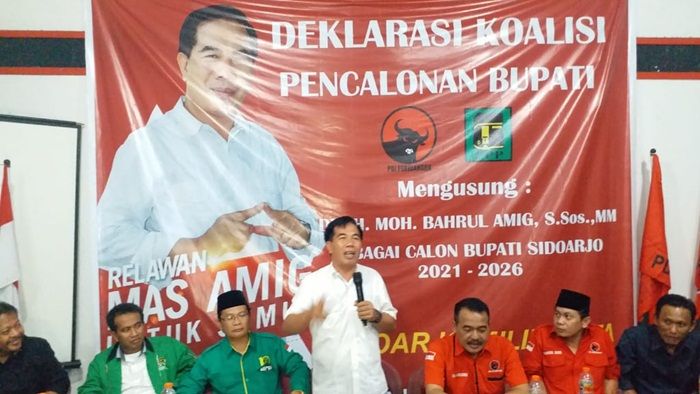 PDIP dan PPP Berkoalisi Usung Amig Bacabup Sidoarjo 2020