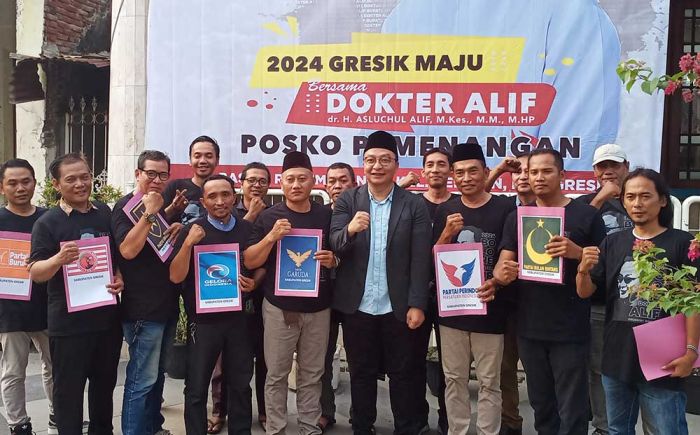 10 Parpol Nonparlemen di Gresik Deklarasi Dukung Alif 10 Parpol Nonparlemen di Gresik Deklarasi Dukung Alif