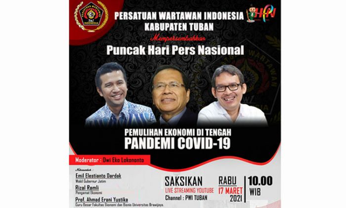 Tiga Tokoh Ekonom Nasional Bakal Mengisi Puncak HPN PWI Tuban Tiga Tokoh Ekonom Nasional Bakal Mengisi Puncak HPN PWI Tuban