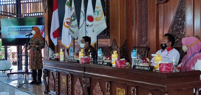 Gelar Rakor, KONI Kota Mojokerto Pasang Target Maksimal untuk Porprov Jatim 2022 Gelar Rakor, KONI Kota Mojokerto Pasang Target Maksimal untuk Porprov Jatim 2022