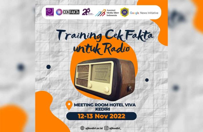 AJI Kediri Gelar Pelatihan Cek Fakta untuk Radio AJI Kediri Gelar Pelatihan Cek Fakta untuk Radio