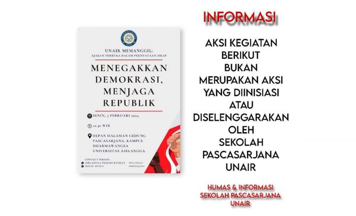 Unair Memanggil Disebut Bukan Acara Kampus Unair Memanggil Disebut Bukan Acara Kampus