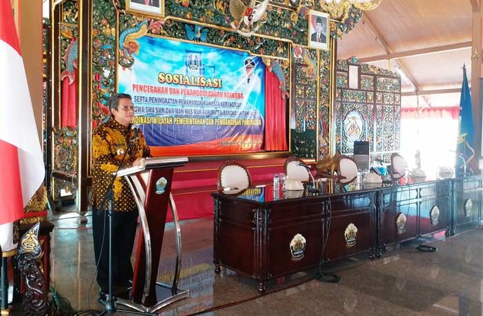 Pemkab Bangkalan Gelar Sosialisasi Pencegahan dan Penanggulangan Narkoba bagi Generasi Muda Pemkab Bangkalan Gelar Sosialisasi Pencegahan dan Penanggulangan Narkoba bagi Generasi Muda