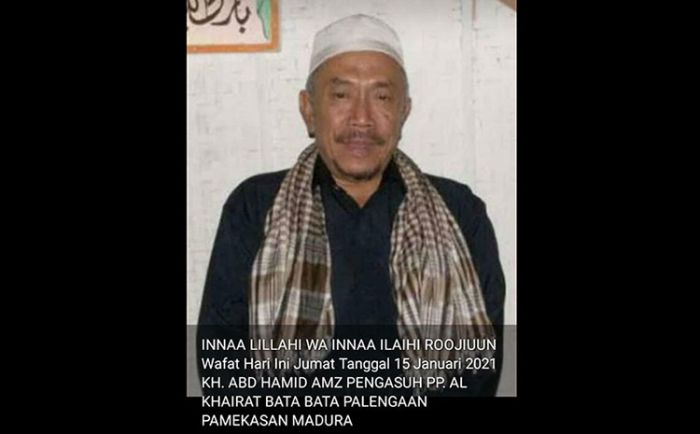 Pengasuh Ponpes Mambaul Ulum Bata-Bata Pamekasan R.K.H. Abd. Hamid Tutup Usia