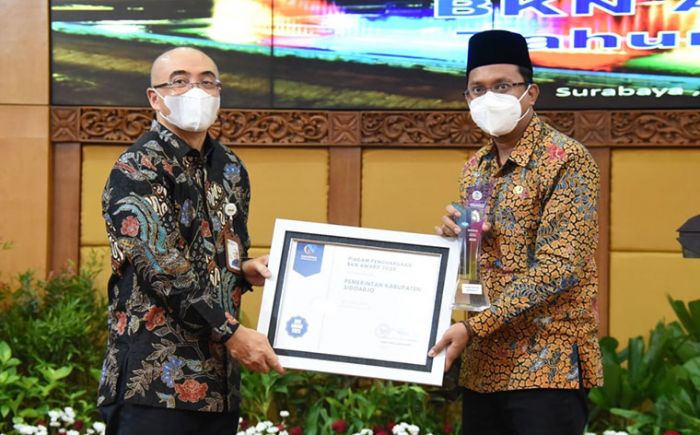 Sidoarjo Raih Terbaik Pertama Kategori Penilaian Kompetensi BKN Award 2020